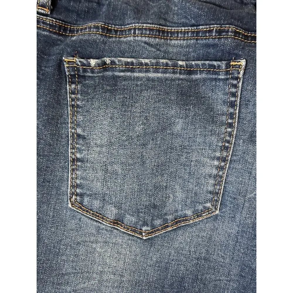 Woman Within 18W Stretchy Straight Leg Denim Jeans Excellent Condition - Picture 4 of 11